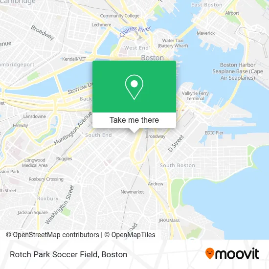 Rotch Park Soccer Field map