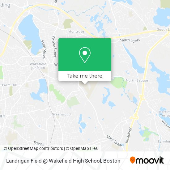 Mapa de Landrigan Field @ Wakefield High School