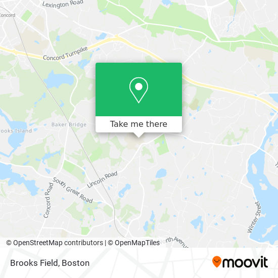 Mapa de Brooks Field