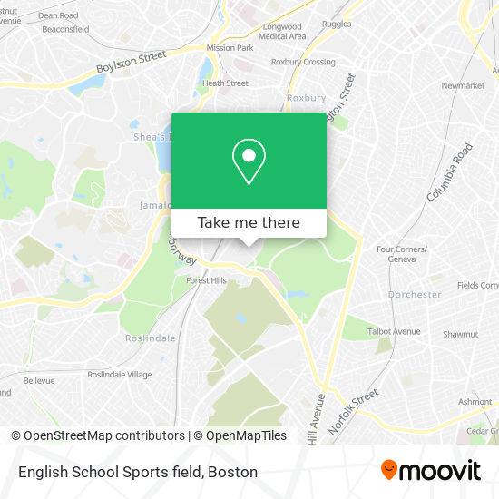 English School Sports field map