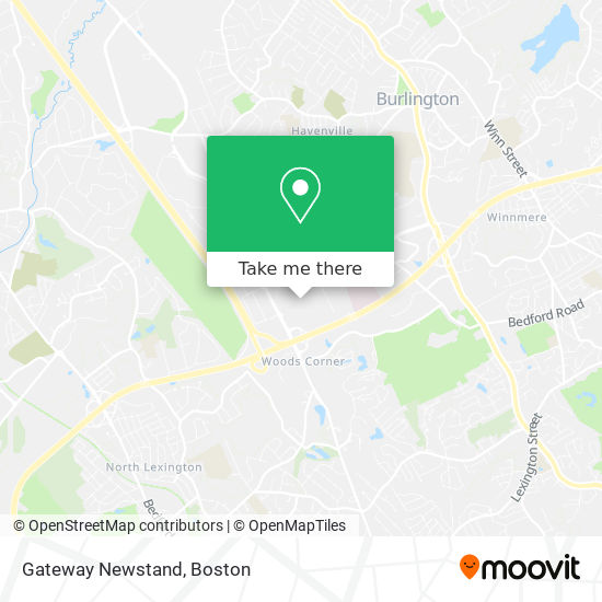 Mapa de Gateway Newstand