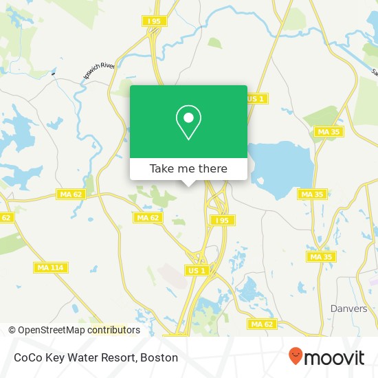 Mapa de CoCo Key Water Resort
