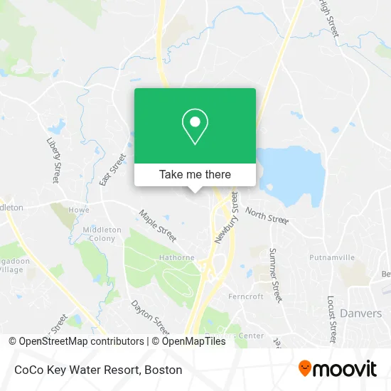 CoCo Key Water Resort map