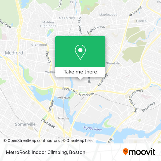 MetroRock Indoor Climbing map