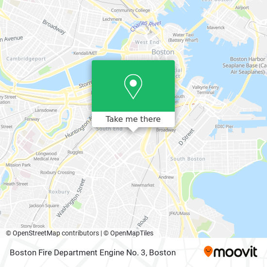 Boston Fire Department Engine No. 3 map