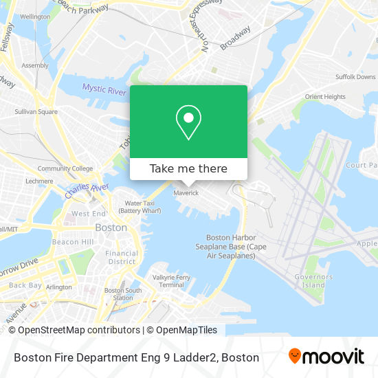 Boston Fire Department Eng 9 Ladder2 map