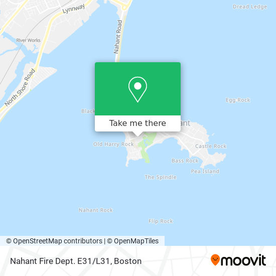 Nahant Fire Dept. E31/L31 map