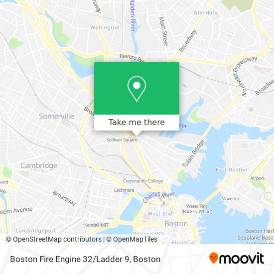 Mapa de Boston Fire Engine 32/Ladder 9