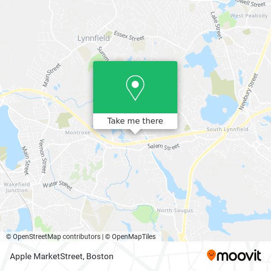Mapa de Apple MarketStreet