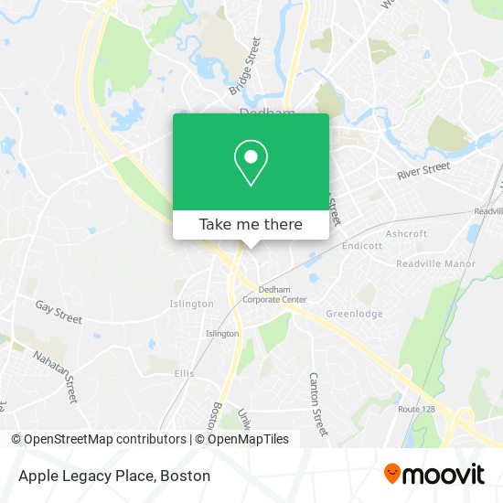 Apple Legacy Place map