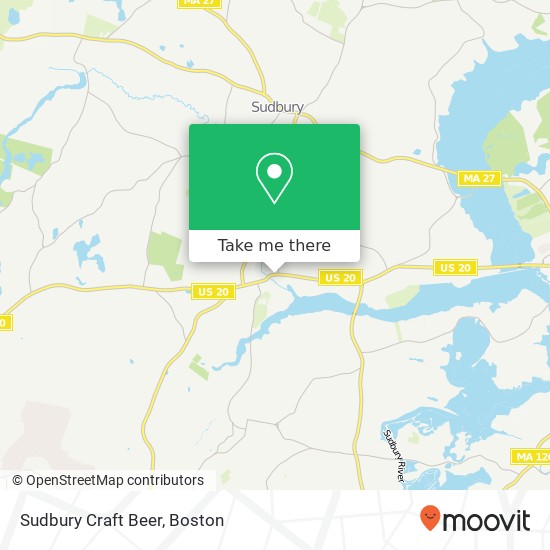 Mapa de Sudbury Craft Beer