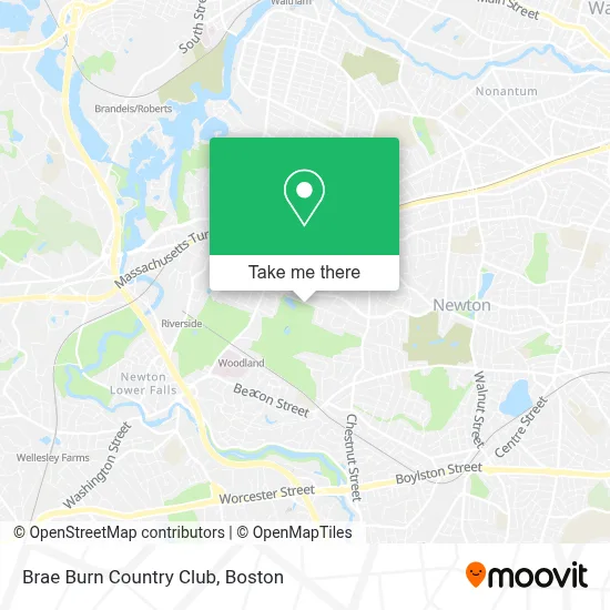 Brae Burn Country Club map