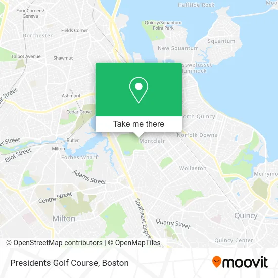 Presidents Golf Course map