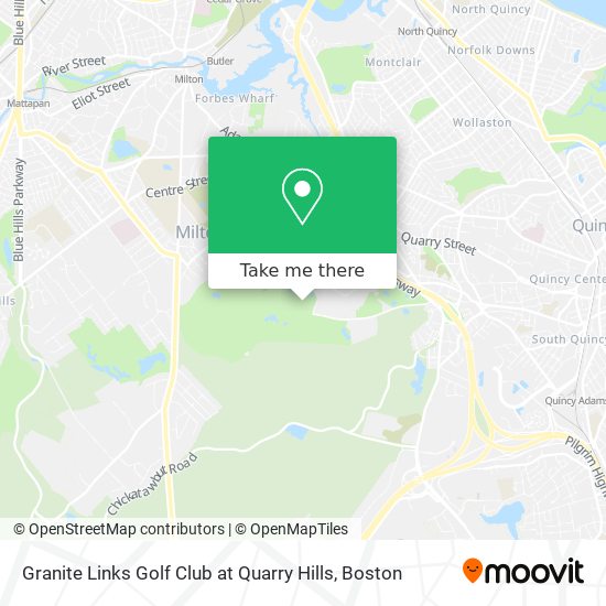 Granite Links Golf Club at Quarry Hills map