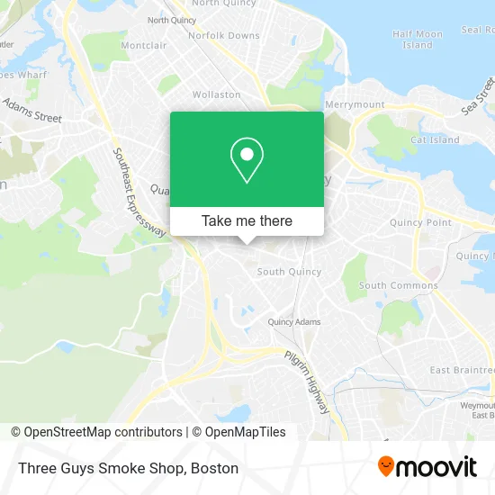 Three Guys Smoke Shop map