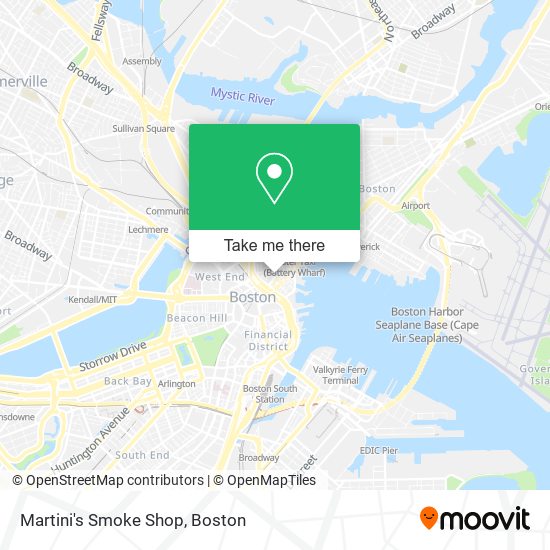 Mapa de Martini's Smoke Shop