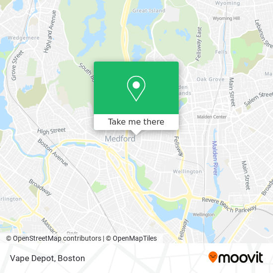 Mapa de Vape Depot