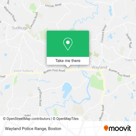 Wayland Police Range map