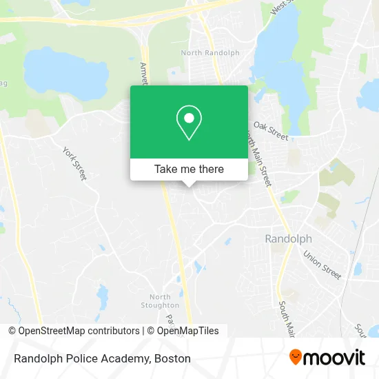 Randolph Police Academy map