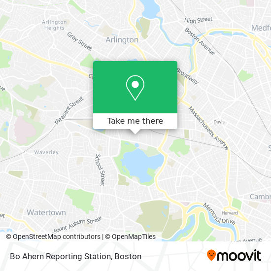 Mapa de Bo  Ahern Reporting Station