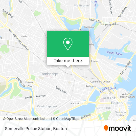 Mapa de Somerville Police Station