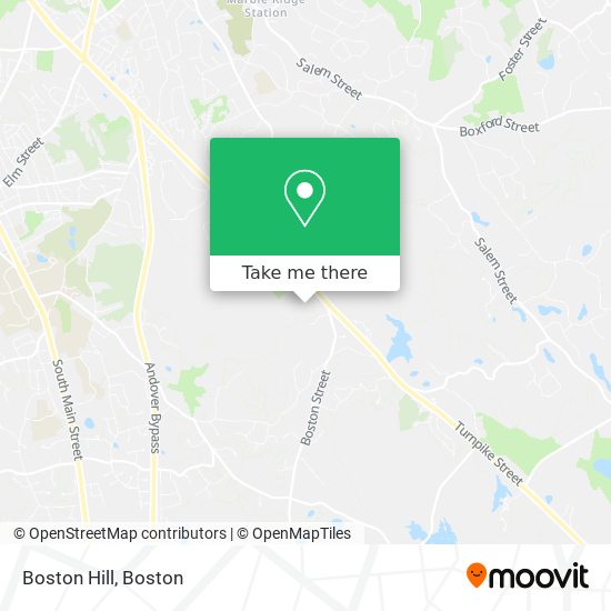 Mapa de Boston Hill