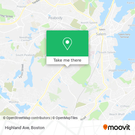 Mapa de Highland Ave