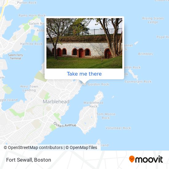 Fort Sewall map