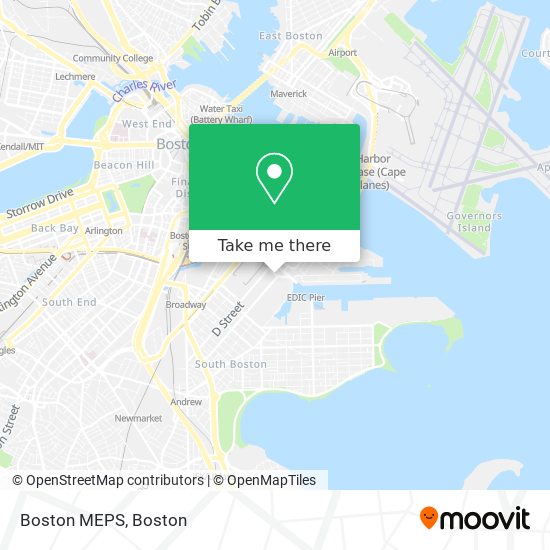 Mapa de Boston MEPS