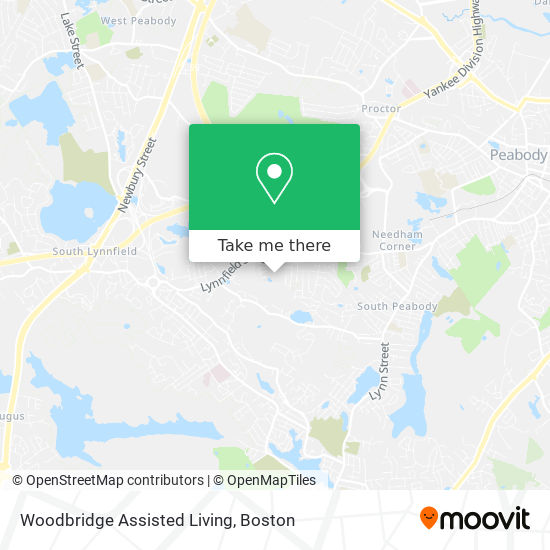Mapa de Woodbridge Assisted Living