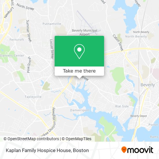 Kaplan Family Hospice House map