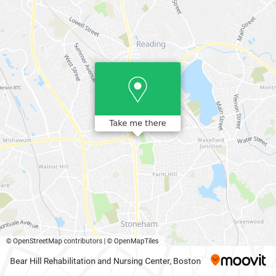 Mapa de Bear Hill Rehabilitation and Nursing Center