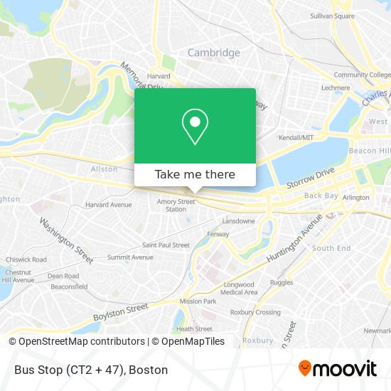Bus Stop (CT2 + 47) map