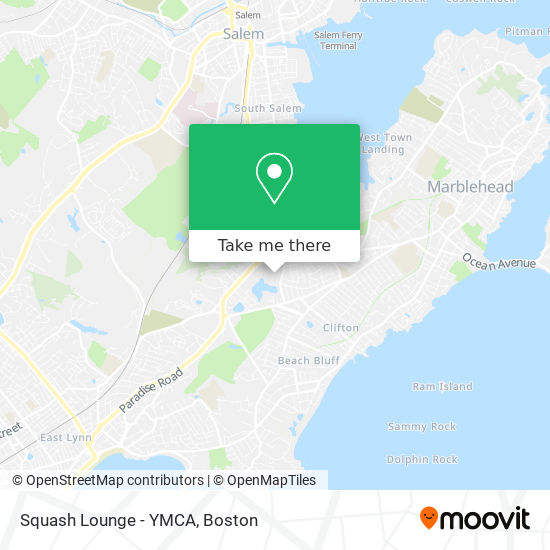 Squash Lounge - YMCA map