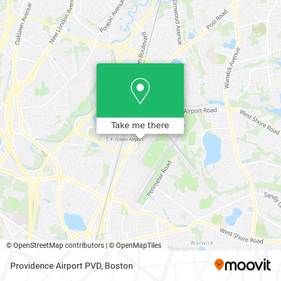 Providence Airport PVD map
