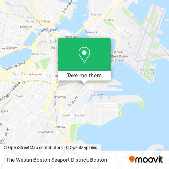 Mapa de The Westin Boston Seaport District