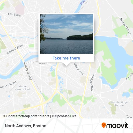 North Andover map