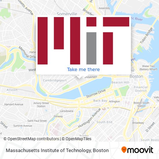 Massachusetts Institute of Technology map