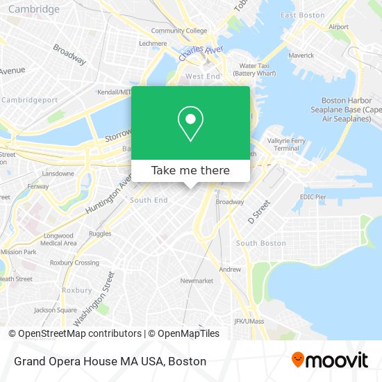 Grand Opera House MA USA map