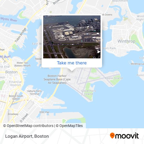 Mapa de Logan Airport