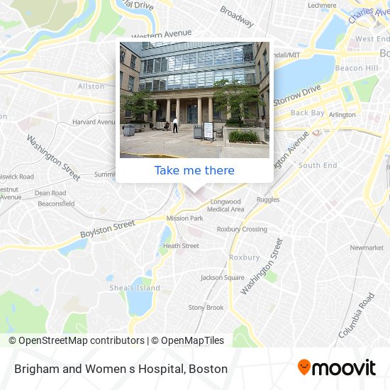 Mapa de Brigham and Women s Hospital