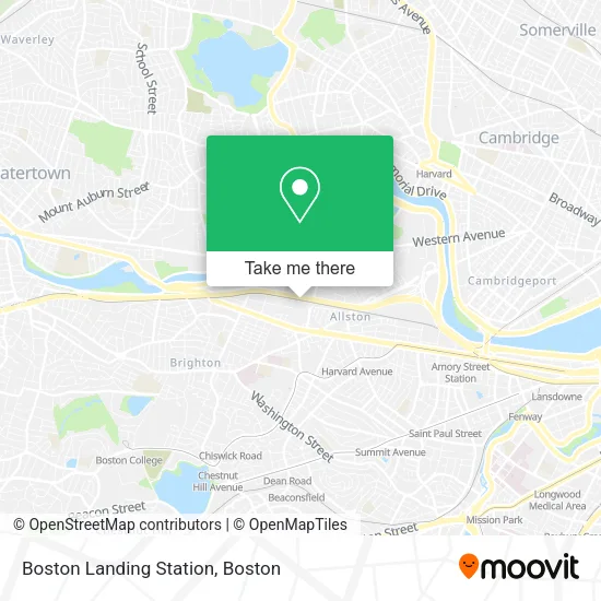 Boston Landing Station map