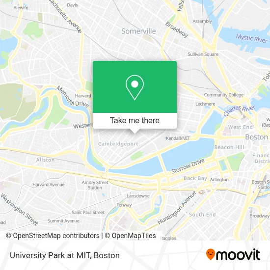 University Park at MIT map