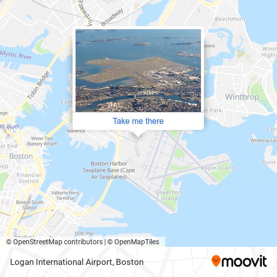 Mapa de Logan International Airport