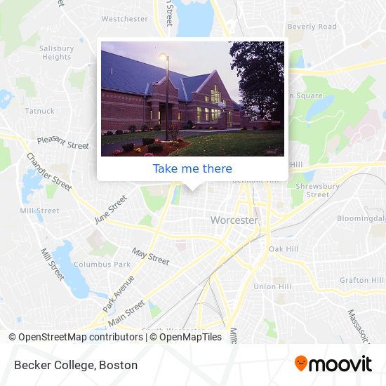 Becker College map