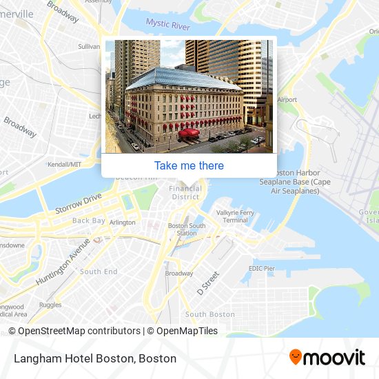 Mapa de Langham Hotel Boston