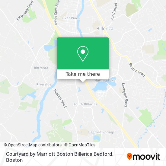 Mapa de Courtyard by Marriott Boston Billerica Bedford