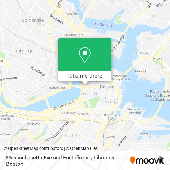 Massachusetts Eye and Ear Infirmary Libraries map