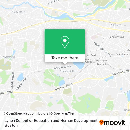 Lynch School of Education and Human Development map