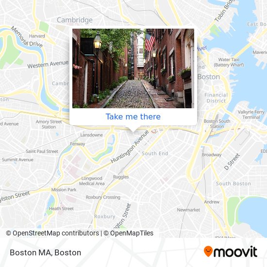Mapa de Boston MA